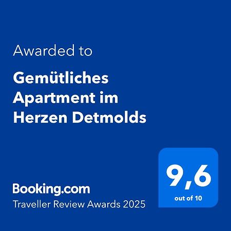 Gemuetliches Apartment Im Herzen Detmolds ภายนอก รูปภาพ